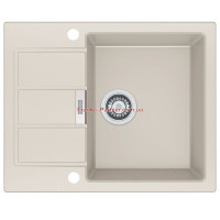 Кухонна мийка Franke Sirius SID 611-62 (114.0497.936) з тектонайта - врізна - оборотна - колір Маскарпоне (2 отвори)