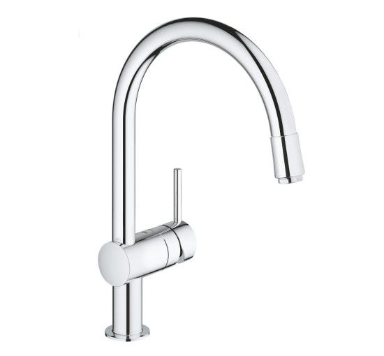 Змішувач для кухні з висувним виливом Grohe Minta 32918000