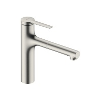 Смеситель Hansgrohe Zesis M33 160 2jet кухонный с вытяжным изливом sBox Lite (74804800) Stainless Steel Finish