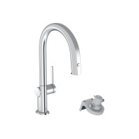 Смеситель Hansgrohe Aqittura M91 FilterSystem 210 1jet pull-out Sbox кухонный (76826000) Chrome