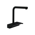 Змішувач Hansgrohe Aquno Select М81 250 2jet кухонний з витяжним виливом Sbox (73830670) Black Matt