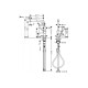 Смеситель Hansgrohe Talis M54 270 1jet кухонный с вытяжным изливом Matt Black (72808670)