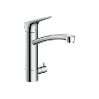 Смеситель Hansgrohe Logis M31 220 для кухни с запорным клапаном (71834000)