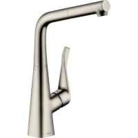 Смеситель hansgrohe Metris M71 для кухонной мойки под сталь 73812800