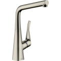 Змішувач hansgrohe Metris для кухонної мийки 14822800 під сталь