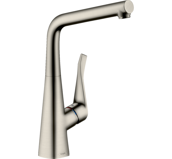 Змішувач hansgrohe Metris для кухонної мийки 14822800 під сталь