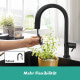 Змішувач для кухні із краном для фільтрованої води HANSGROHE Aqittura M91 чорний латунь 76801670