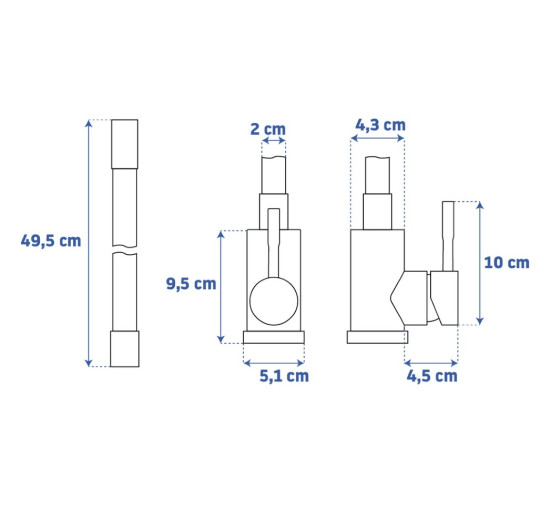 змішувач для кухні Rea Clever чорний (REA-B5698)