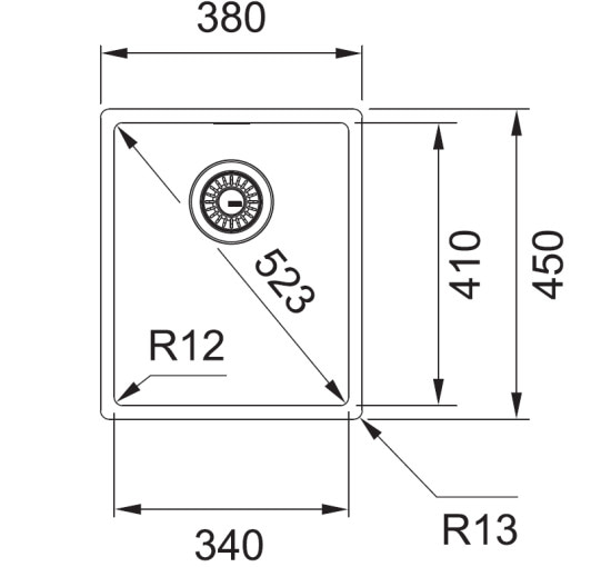 Кухонная мойка Franke Box BXX 210 / 110-34 (127.0369.056) нержавеющая сталь - монтаж врезной, в уровень либо под столешницу - полированная