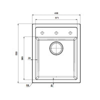 Кухонная мойка Franke Sirius SID 610-40 (114.0498.001) из тектонайта - врезная - цвет Белый