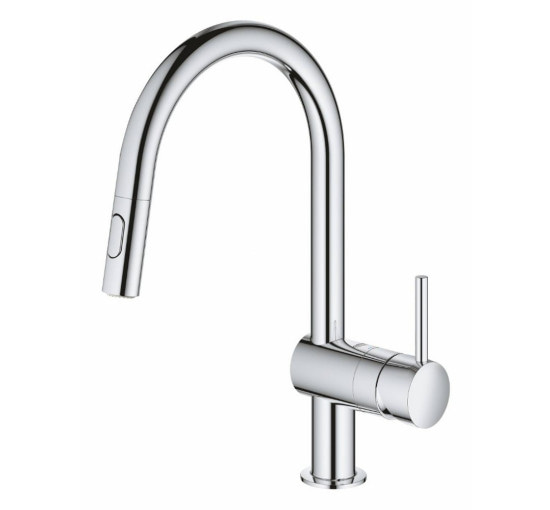 Змішувач для кухні з висувним виливом Grohe Minta 32321002