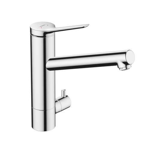 Змішувач Hansgrohe Zesis M33 200 1jet кухонний з запірним клапаном (74808000) Chrome