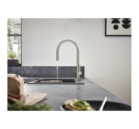 Змішувач Hansgrohe Talis M54 210 2jet кухонний з витяжним виливом (72800000)