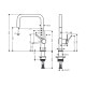 Смеситель Hansgrohe Talis M54 U 220 кухонный (72806000)