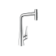 Змішувач Hansgrohe Metris Select 320 2jet кухонний з витяжним виливом (73820000)