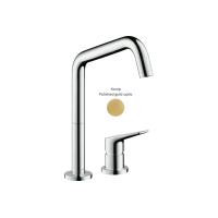 Змішувач Axor Citterio М 220 для кухні на 2 отвори Polished gold optic (34820990)