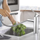 Смеситель для кухни однорычажный с выдвижной воронкой GROHE Concetto хром латунь 30273001