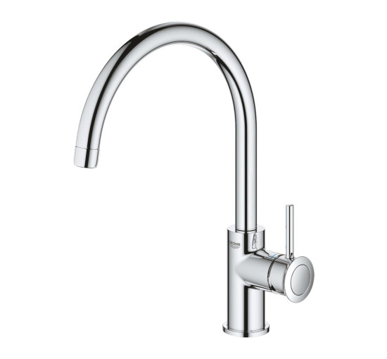 Смеситель для кухни однорычажный GROHE BauClassic хром латунь 31535001