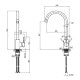 Змішувач для кухні Lidz (COL) 12 32 015F-8