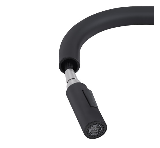 Змішувач для кухні Qtap Lenicka 9138103UB з висувним виливом