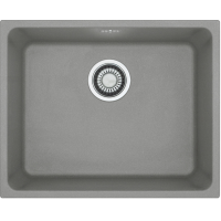 Кухонная мойка Franke Kubus KBG 110-50 (125.0575.040) гранитная - монтаж под столешницу - цвет Серый камень