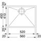 Кухонная мойка Franke Planar PPX 110-52 (122.0203.471) нержавеющая сталь - монтаж под столешницу - полированная