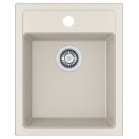 Кухонная мойка Franke Sirius SID 610-40 (114.0498.002) из тектонайта - врезная - цвет Маскарпоне