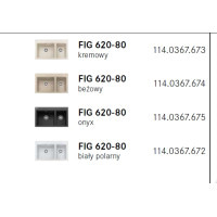 Кухонная мойка Franke FIJI FIG 620-80 beige 802x520 (114.0367.674)