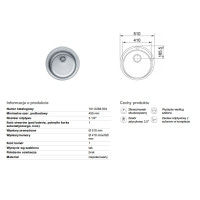 Кухонная мойка Franke RAMBLA RON 610-41 матовая (101.0255.783)