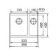Кухонная мойка Franke SIRIUS SID 610 сахара 560x440 (125.0395.610)