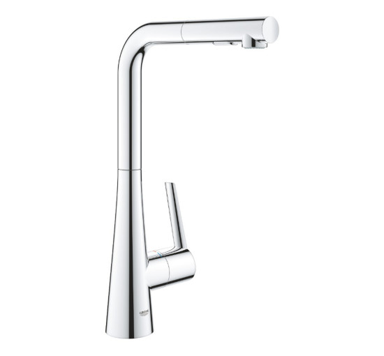 Смеситель для кухни с выдвижным изливом Grohe Zedra 32553002