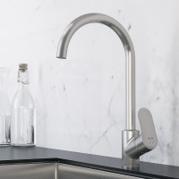 Смеситель для кухни, сатин AM.PM F80E07111 Like