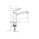 Змішувач Hansgrohe Logis 160 для кухні (71832000)