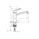 Смеситель Hansgrohe Logis 160 для кухни (71832000)