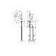 Смеситель Hansgrohe Focus 240 2jet для кухни с выдвижным изливом Sbox Stainless Steel Finish (73880800)