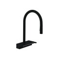Змішувач Hansgrohe Aquno Select M81 170 3jet кухонний з витяжним виливом Sbox (73831670) Black Matt