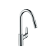 Смеситель Hansgrohe Focus 240 2jet для кухни с выдвижным изливом Sbox (73880000)