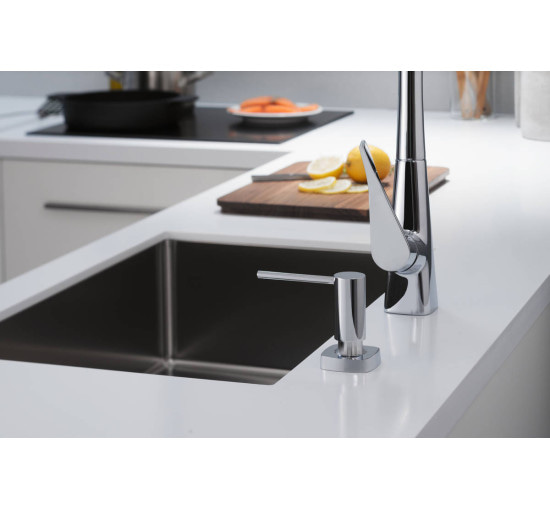 Смеситель hansgrohe Metris M71 для кухонной мойки под сталь 73801800