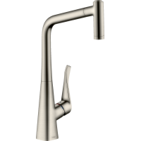 Смеситель hansgrohe Metris M71 для кухонной мойки под сталь 73801800