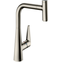 Смеситель hansgrohe Talis Select S для кухонной мойки 72821800 под сталь.