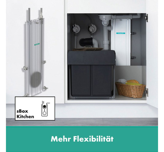 Смеситель для кухни с выдвижной воронкой HANSGROHE Talis M54&sBox сатин латунь 72801340