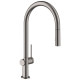 Смеситель для кухни с выдвижной воронкой HANSGROHE Talis M54&sBox сатин латунь 72801340
