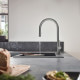 Смеситель для кухни с выдвижной воронкой HANSGROHE Talis M54&sBox сатин латунь 72801340