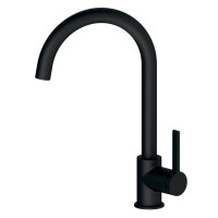 Змішувач для кухні одноважільний VOLLE MORA чорний латунь 1537.110104