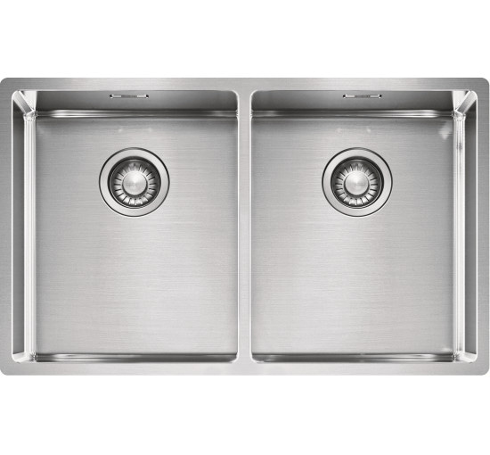 Кухонная мойка Franke Box BXX 220 / 120-34-34 (127.0370.188) нержавеющая сталь - монтаж врезной, в уровень либо под столешницу - полированная