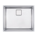 Кухонна мийка Franke Centinox CEX 610-50 / 210-50 (127.0187.266) нержавіюча сталь - монтаж врізний або у рівень зі стільницею - полірована обробна дошка, сушарка і коландер в комплекті