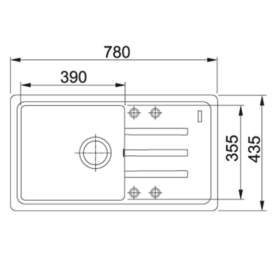 Кухонна мийка Franke MALTA BSG 611 - 78 шторм (114.0375.038)