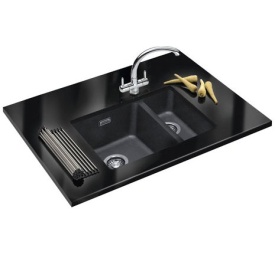 Кухонна мийка Franke SIRIUS SID 160 чорний 560x440 (125.0395.609)