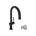 Смеситель Hansgrohe Aqittura M91 FilterSystem 210 1jet pull-out кухонный (76803670) Matt Black