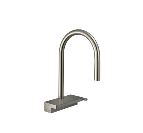 Змішувач Hansgrohe Aquno Select М 81 170 3jet кухонний з витяжним виливом Sbox (73831800) Stainless Steel